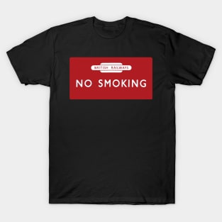 British Railways No Smoking sign T-Shirt